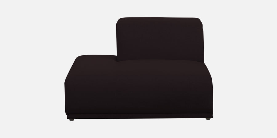 Adam Fabric Lhs Sectional Sofa 3 Ottoman Lounger In Cara Brown Colour - Febonic Living