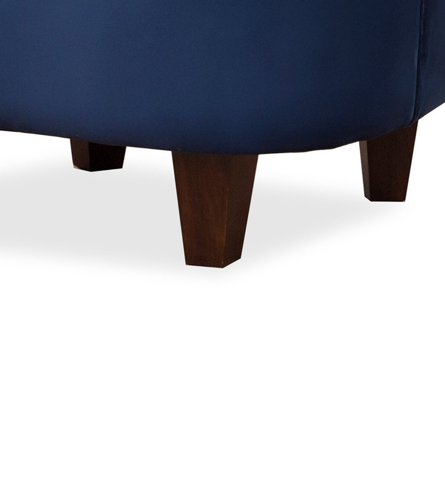 Davo Velvet Slipper Chair In Imperial Blue Colour - Febonic Living