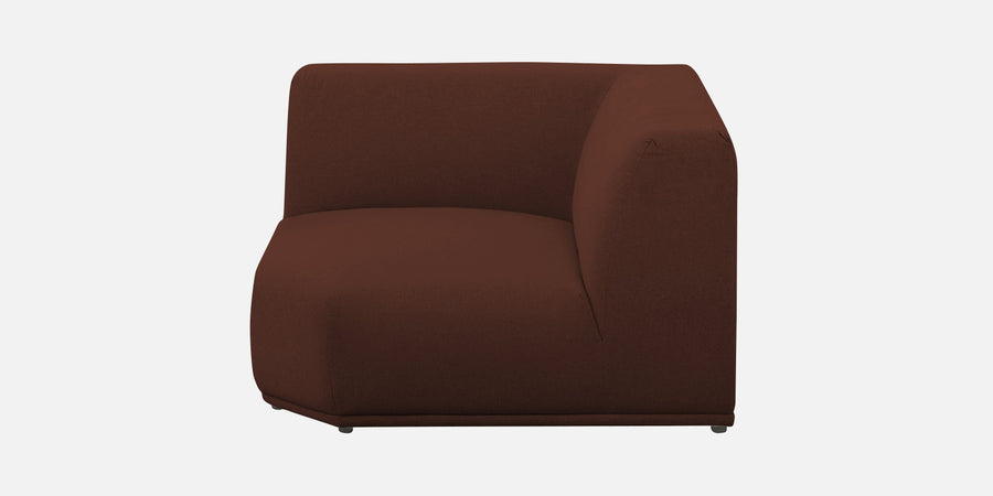 Adam Fabric Rhs Sectional Sofa 3 Ottoman Lounger In Coffee Brown Colour - Febonic Living
