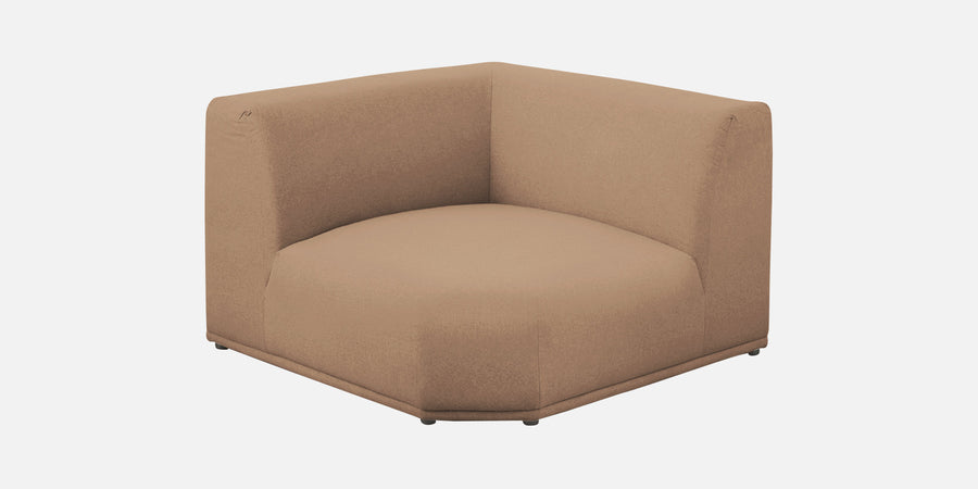 Adam Fabric Rhs Sectional Sofa 3 Ottoman Lounger In Cookie Beige Colour - Febonic Living
