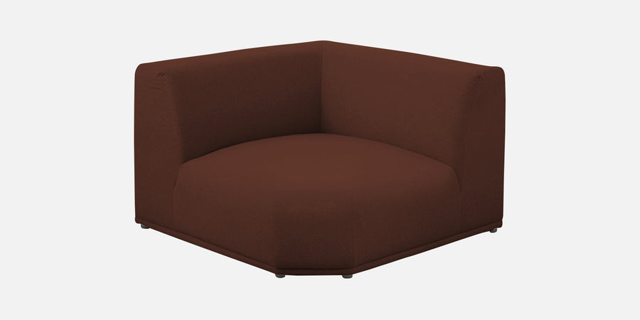 Adam Fabric Rhs Sectional Sofa 3 Ottoman Lounger In Coffee Brown Colour - Febonic Living