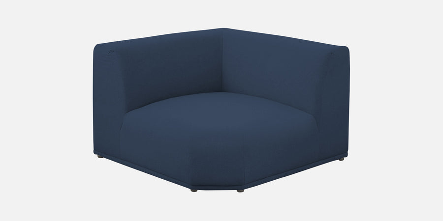 Adam Fabric Rhs Sectional Sofa 3 Ottoman Lounger In Denim Blue Colour - Febonic Living