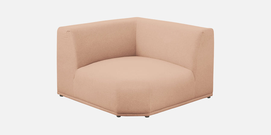 Adam Fabric Rhs Sectional Sofa 3 Ottoman Lounger In Cosmic Beige Colour - Febonic Living
