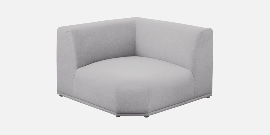 Adam Fabric Rhs Sectional Sofa 3 Ottoman Lounger In Lit Grey Colour - Febonic Living