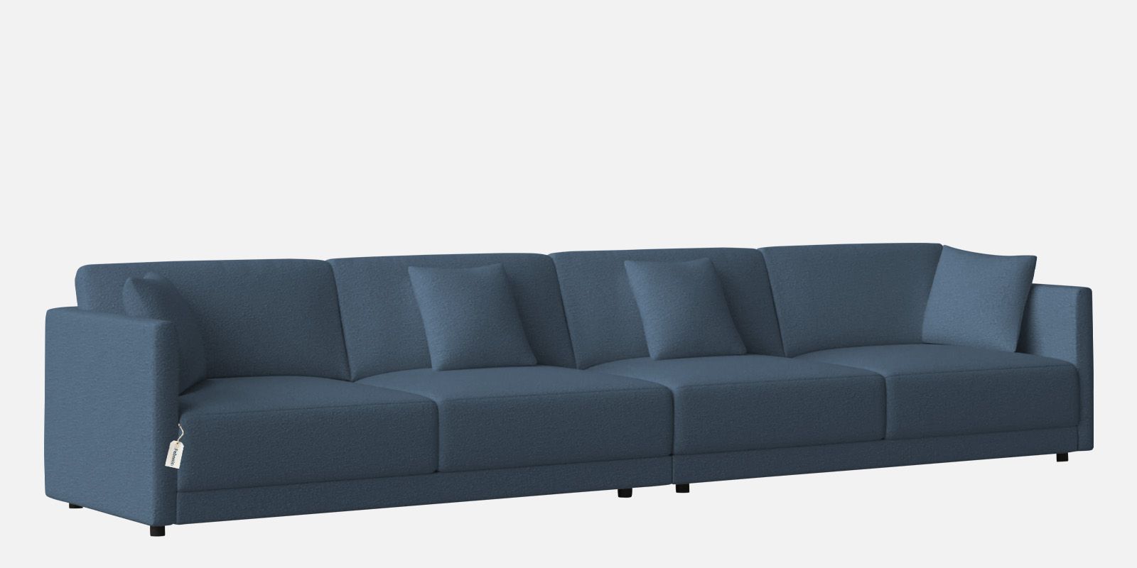 Casso Velvet 4 Seater Sofa in Oxford Blue Colour