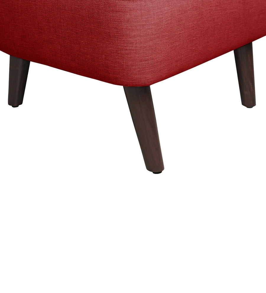 Lola Fabric Slipper Chair In Blood Maroon Colour - Febonic Living