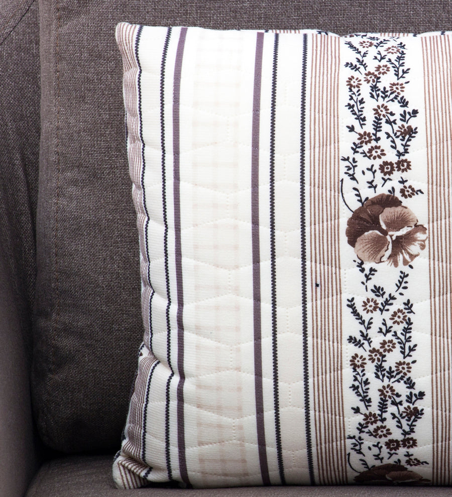 Cindy Fabric Arm Chair In Coffee Brown Colour - Febonic Living