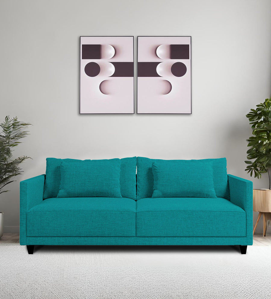 Kera  2 Seater Fabric Sofa - Sea Green by Febonic Living