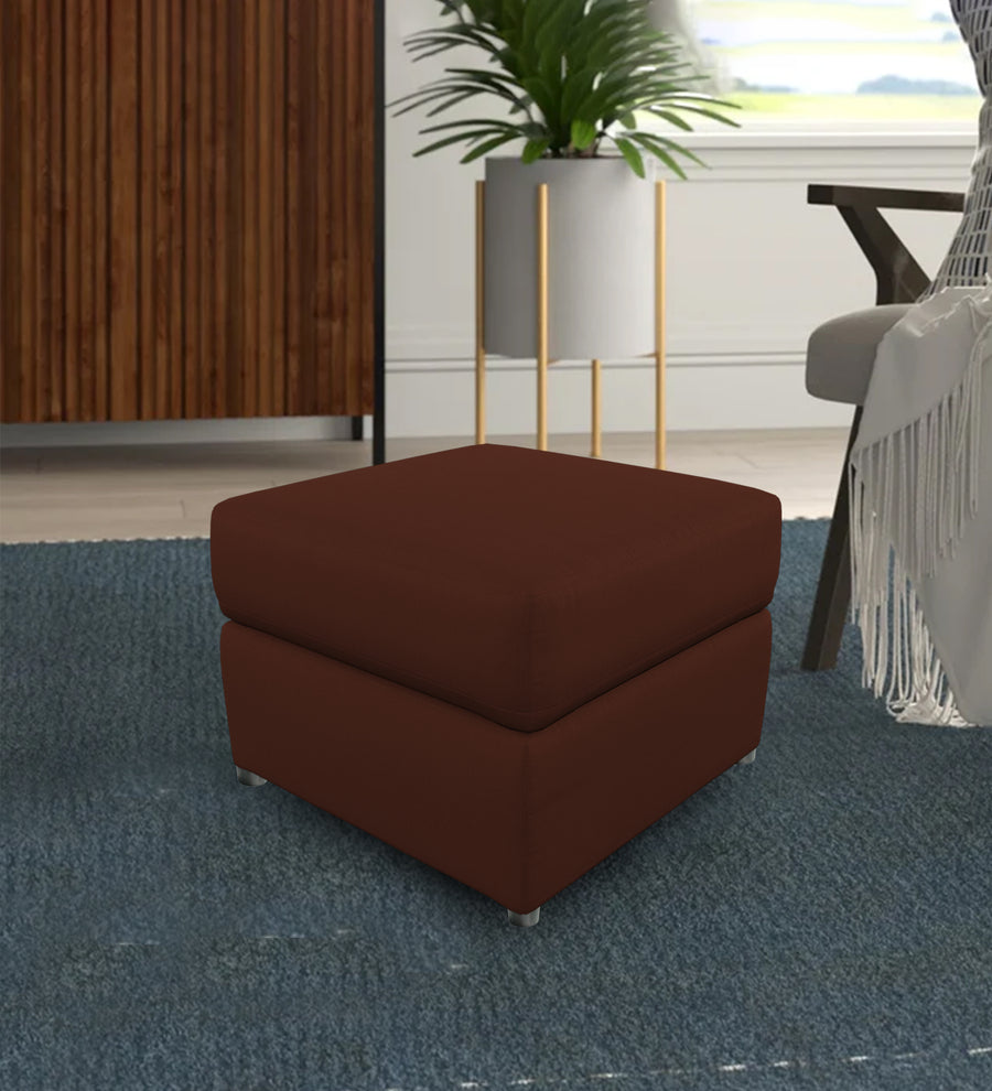 Penny Fabric Ottoman - Coffee Brown by Febonic Living
