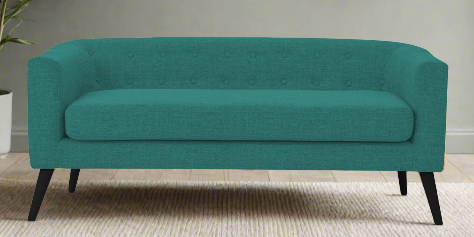 Casper Fabric 3 Seater Sofa in Sea Green Colour