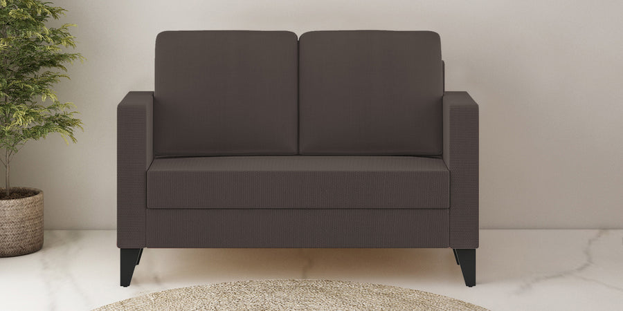 Nori Fabric 2 Seater Sofa In Caspa Brown Colour - Febonic Living
