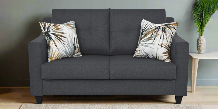 Welly Fabric 2 Seater Sofa In Maba Grey Colour - Febonic Living