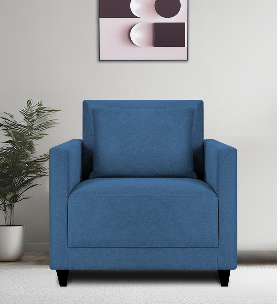 Kera  1 Seater Fabric Sofa - Light Blue by Febonic Living