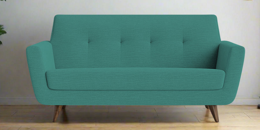 Jasmin Fabric 2 Seater Sofa In Sea Green Colour - Febonic Living