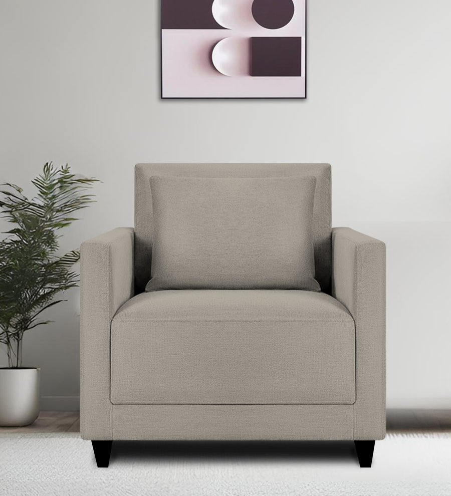 Kera  1 Seater Fabric Sofa - Ash Grey by Febonic Living