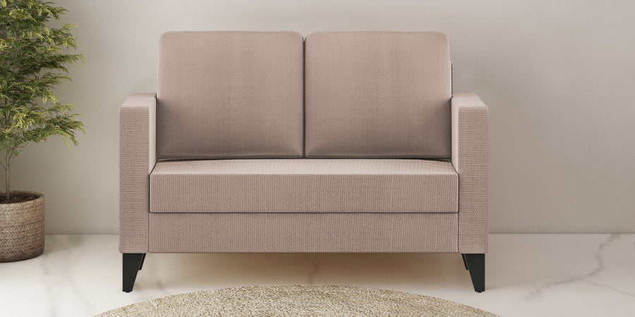 Nori Fabric 2 Seater Sofa In Kadhi Beige Colour - Febonic Living