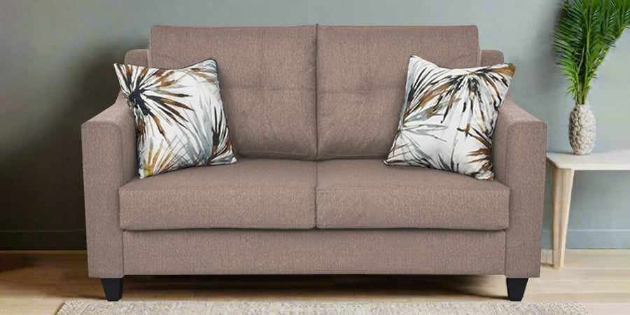 Welly Fabric 2 Seater Sofa In Kadhi Beige Colour - Febonic Living