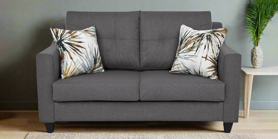 Welly Fabric 2 Seater Sofa In Sudo Grey Colour - Febonic Living