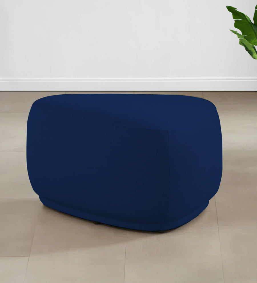 Nona Fabric Pouffe - Royal Blue by Febonic Living