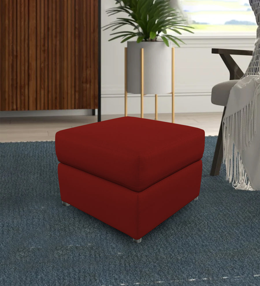 Penny Fabric Ottoman - Blood Maroon by Febonic Living