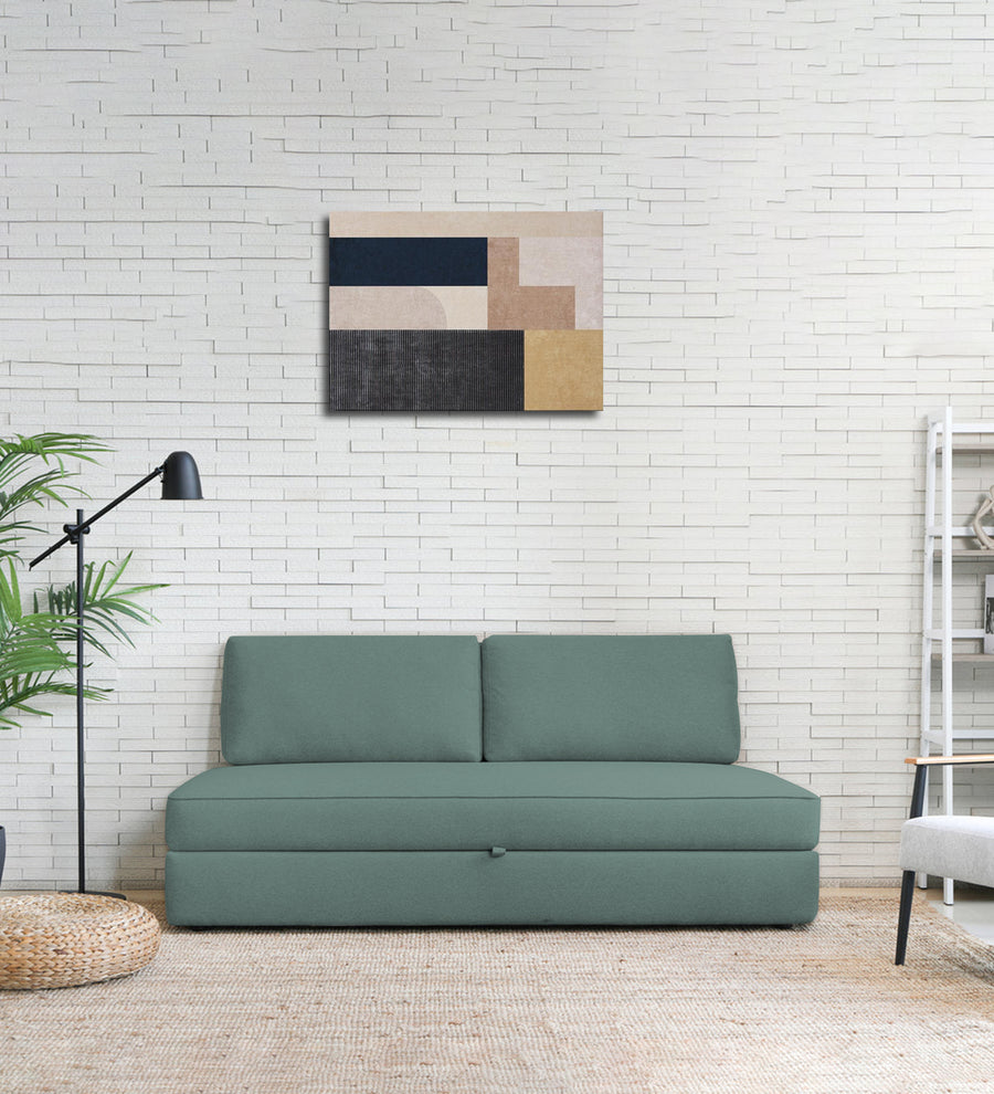 Vito  Day Fabric Bed - Suka Blue by Febonic Living