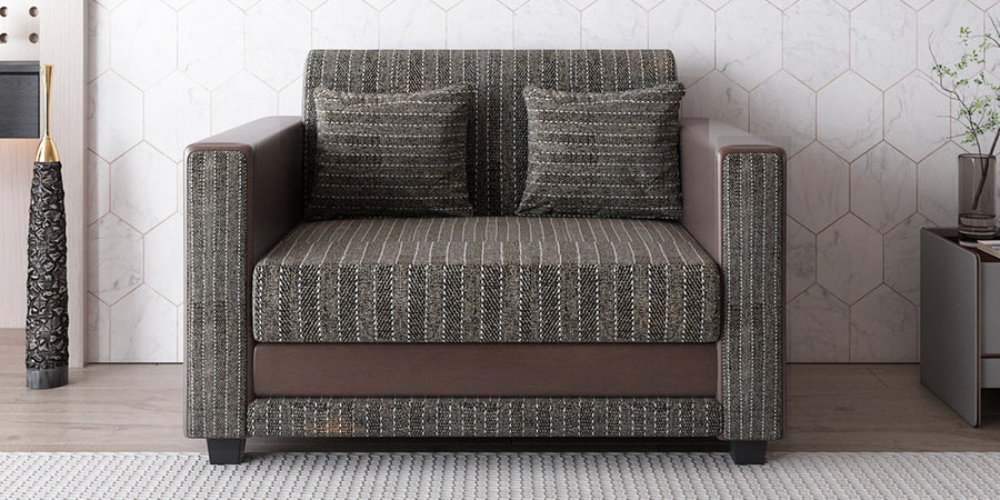 Juno Fabric 2 Seater Sofa In Lama Brown Colour - Febonic Living