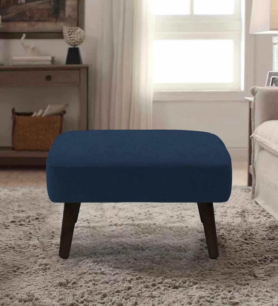 Luke  Foot Stool Fabric - Denim Blue by Febonic Living