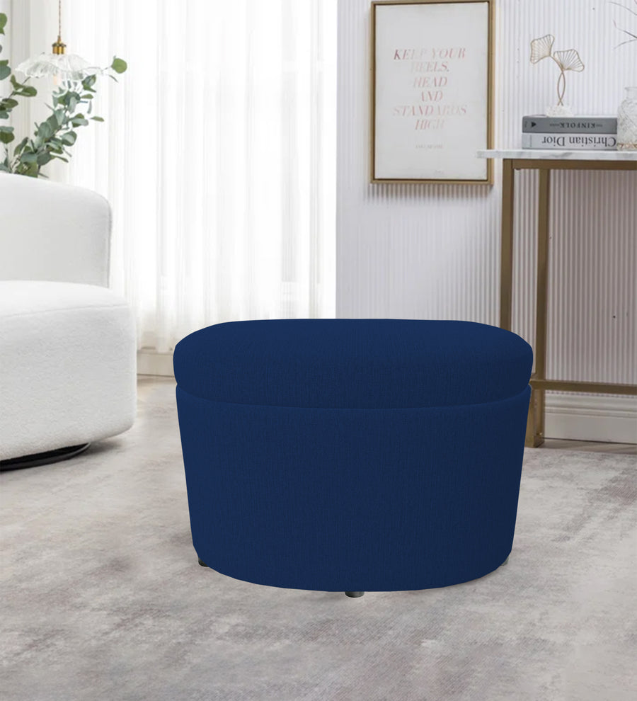 Ruggy Fabric Ottoman - Royal Blue by Febonic Living