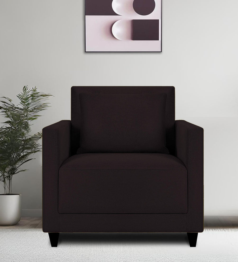 Kera  1 Seater Fabric Sofa - Cara Brown by Febonic Living