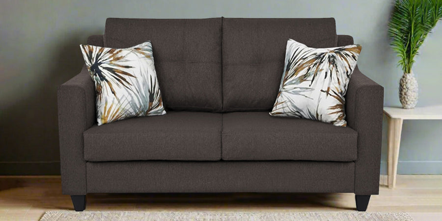 Welly Fabric 2 Seater Sofa In Caspa Brown Colour - Febonic Living