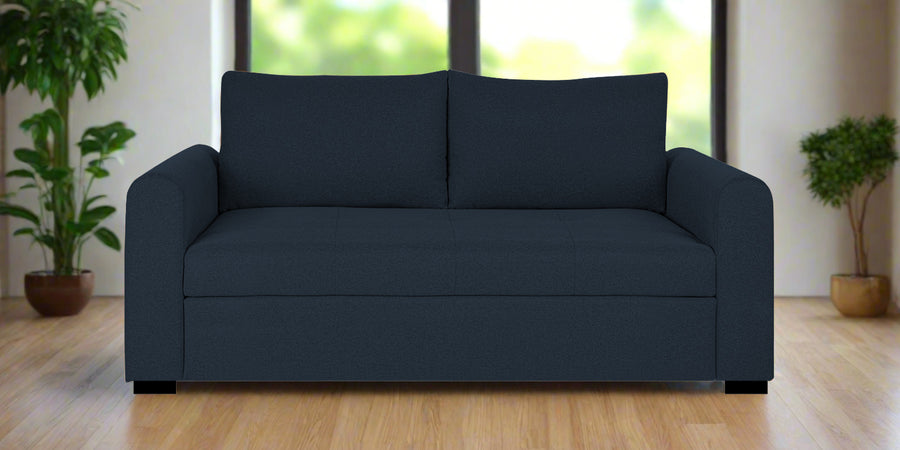Sigma Fabric 2 Seater Sofa In Denim Blue Colour - Febonic Living