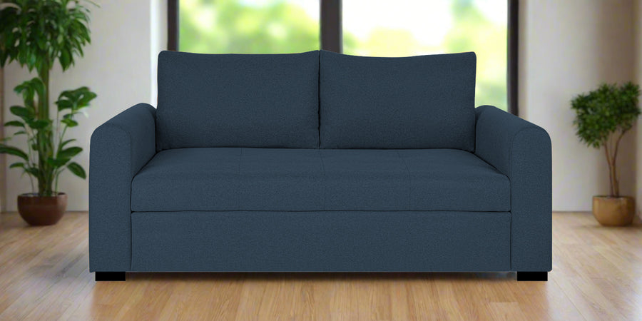 Sigma Fabric 2 Seater Sofa In Light Blue Colour - Febonic Living
