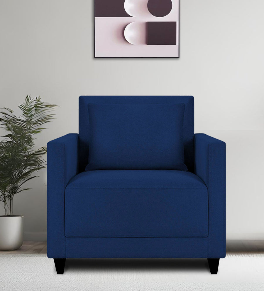 Kera  1 Seater Fabric Sofa - Royal Blue by Febonic Living
