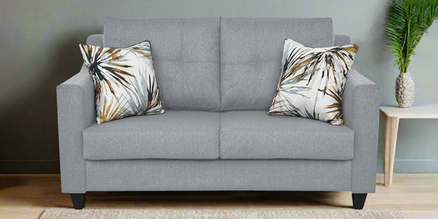 Welly Fabric 2 Seater Sofa In Coin Grey Colour - Febonic Living