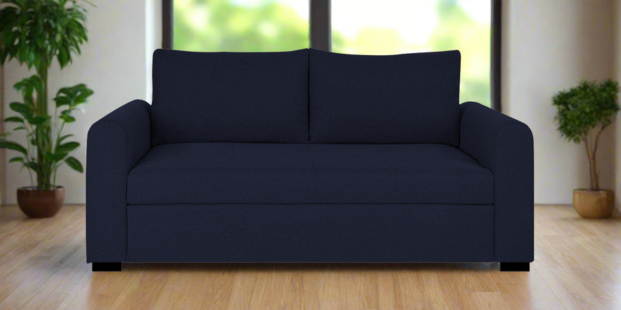 Sigma Fabric 2 Seater Sofa In Royal Blue Colour - Febonic Living