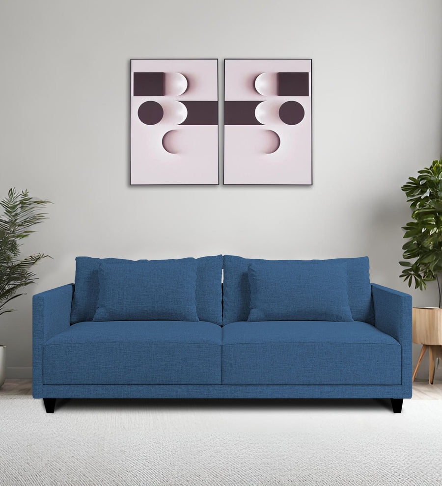 Kera  2 Seater Fabric Sofa - Light Blue by Febonic Living