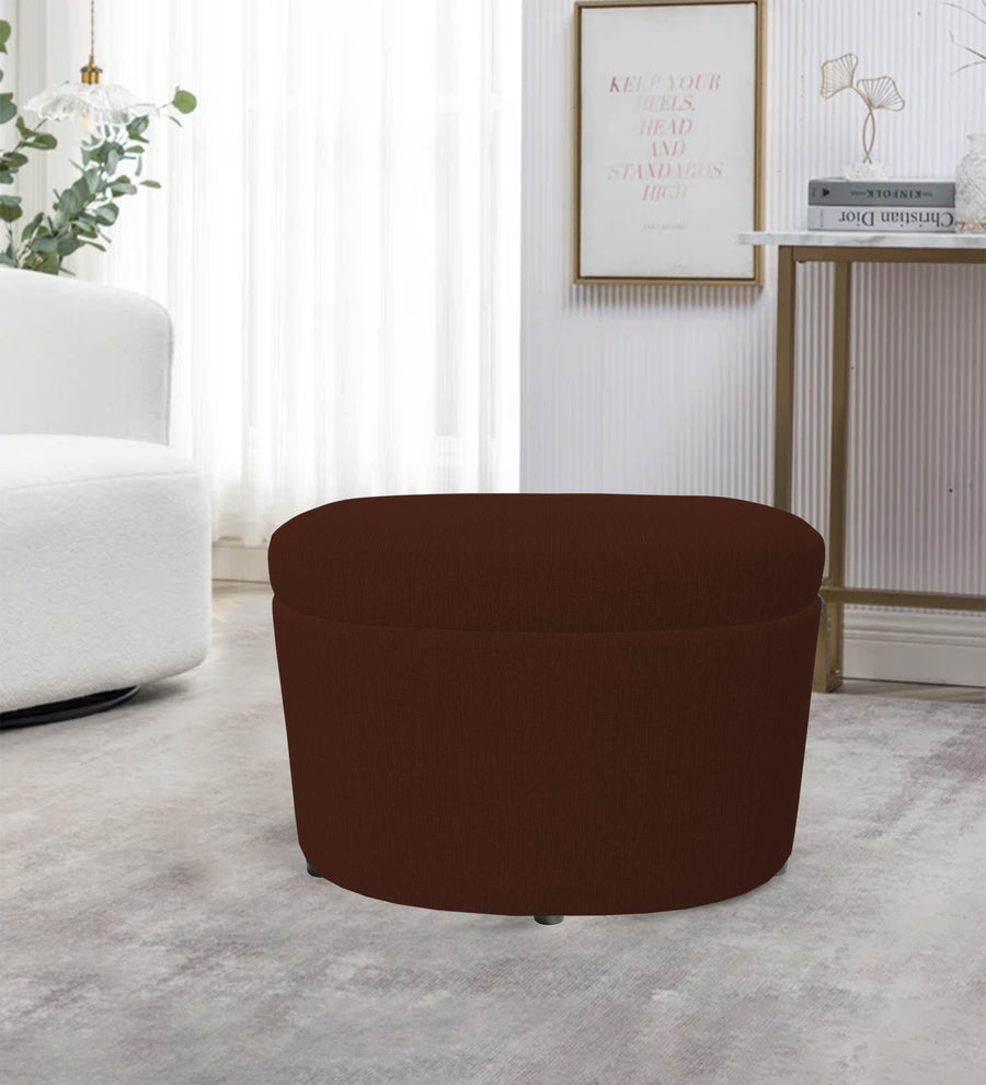 Ruggy Fabric Ottoman - Coffee Brown by Febonic Living