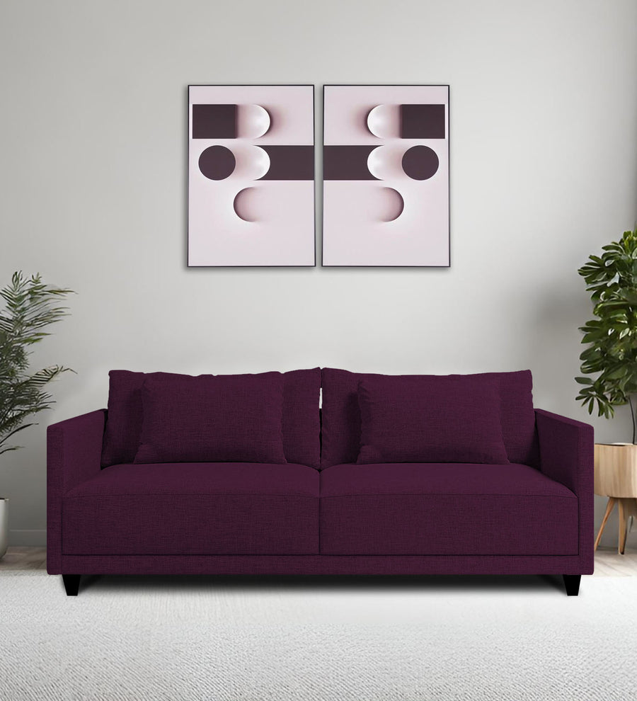 Kera  2 Seater Fabric Sofa - Greek Purple by Febonic Living