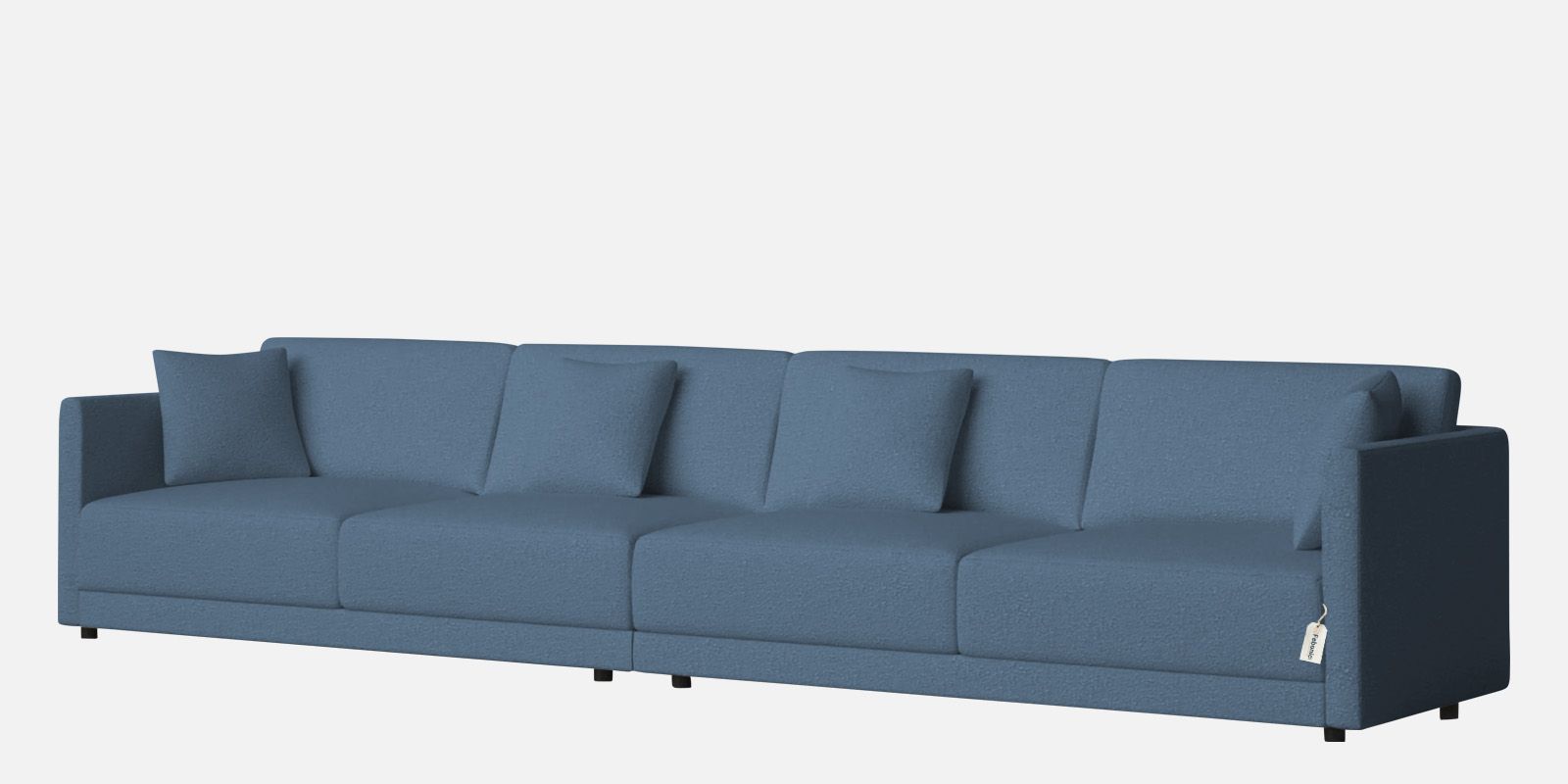 Casso Velvet 4 Seater Sofa in Oxford Blue Colour