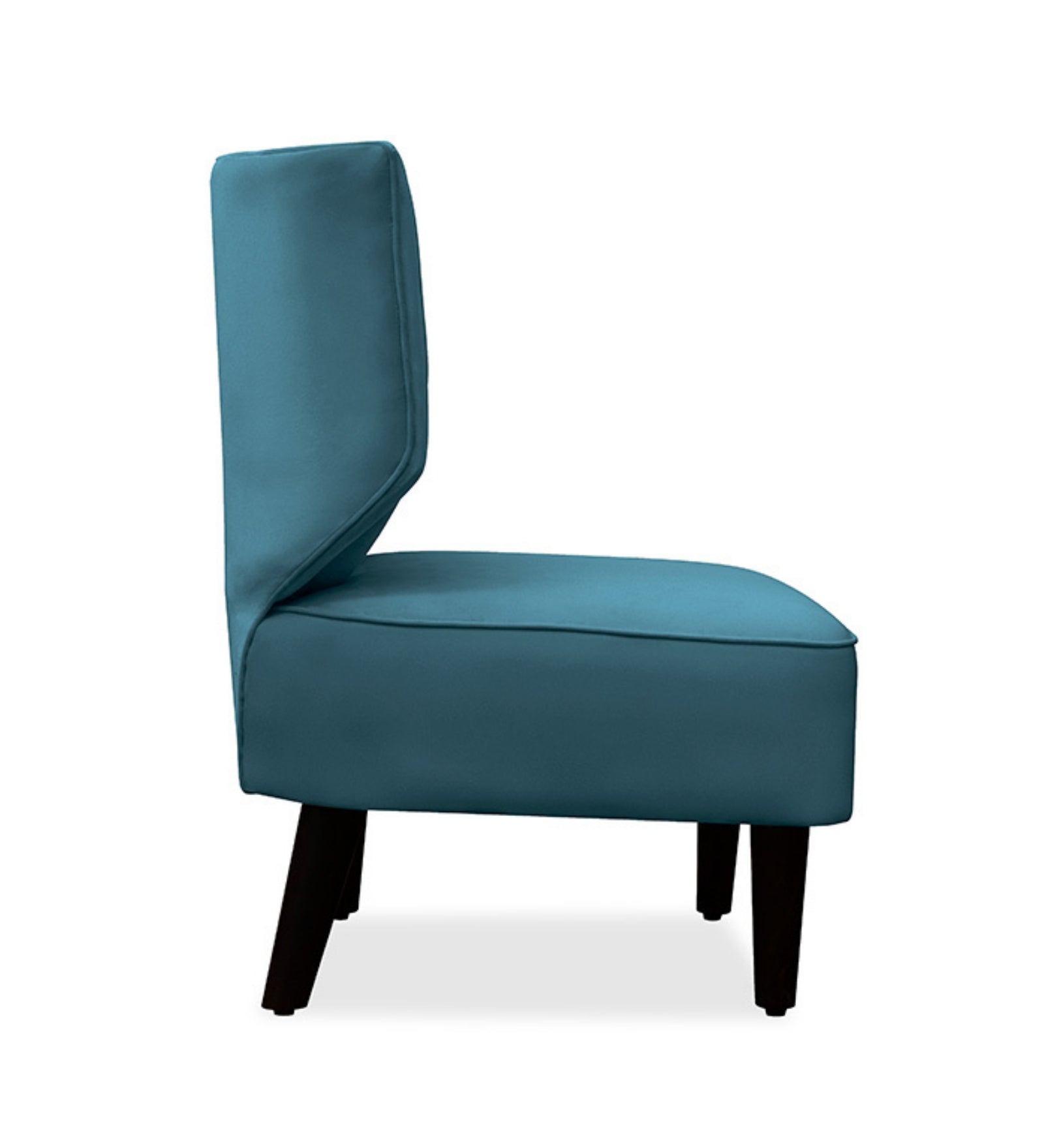 Robby Velvet Accent Chair in Arabian Green Colour