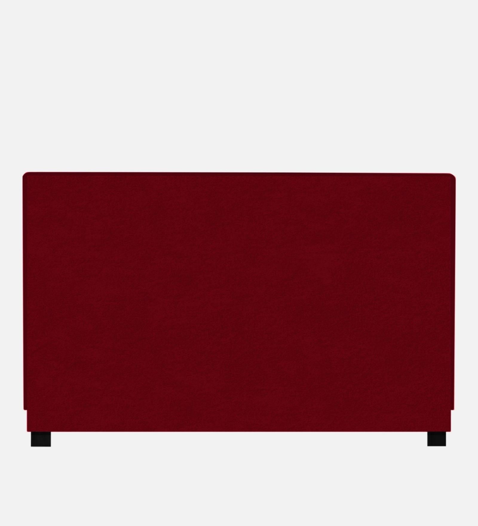 Asyra Fabric King Size Bed in Cherry Red Colour With Storage