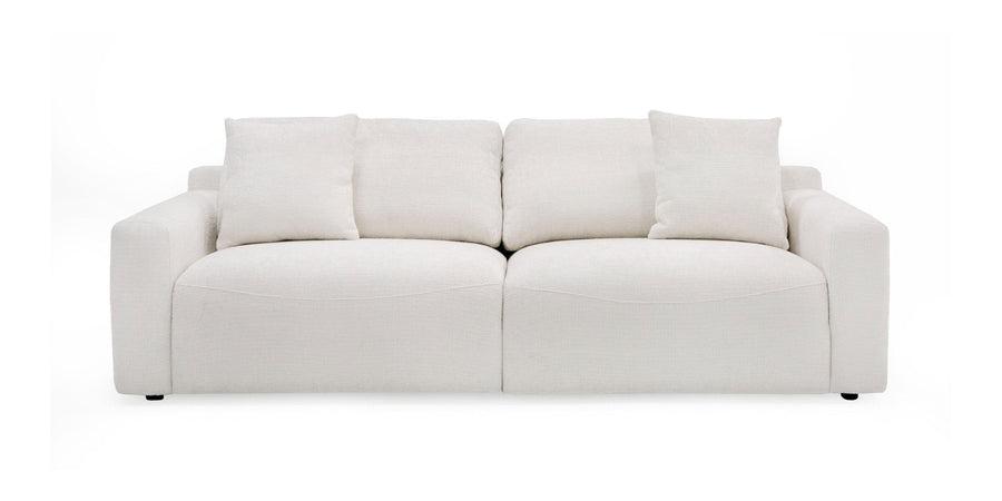 Glory Fabric 3 Seater Sofa In Beige Colour - Febonic Living