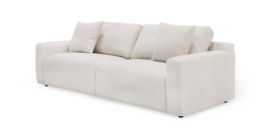 Glory Fabric 3 Seater Sofa In Beige Colour - Febonic Living
