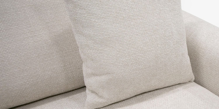 Glory Fabric 3 Seater Sofa In Beige Colour - Febonic Living