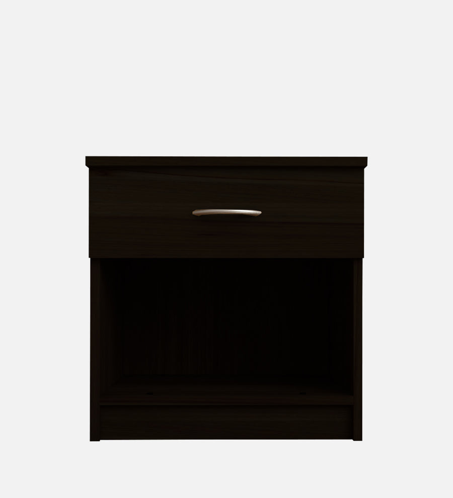 Zeebo Bedside Table With Drawer in Wenge Finish - Febonic Living