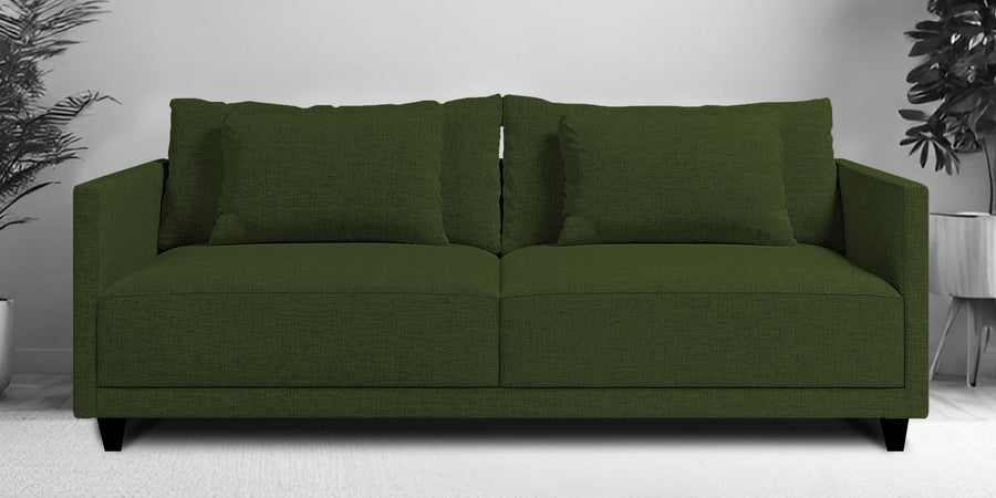 Kera Fabric 2 Seater Sofa In Olive Green Colour - Febonic Living