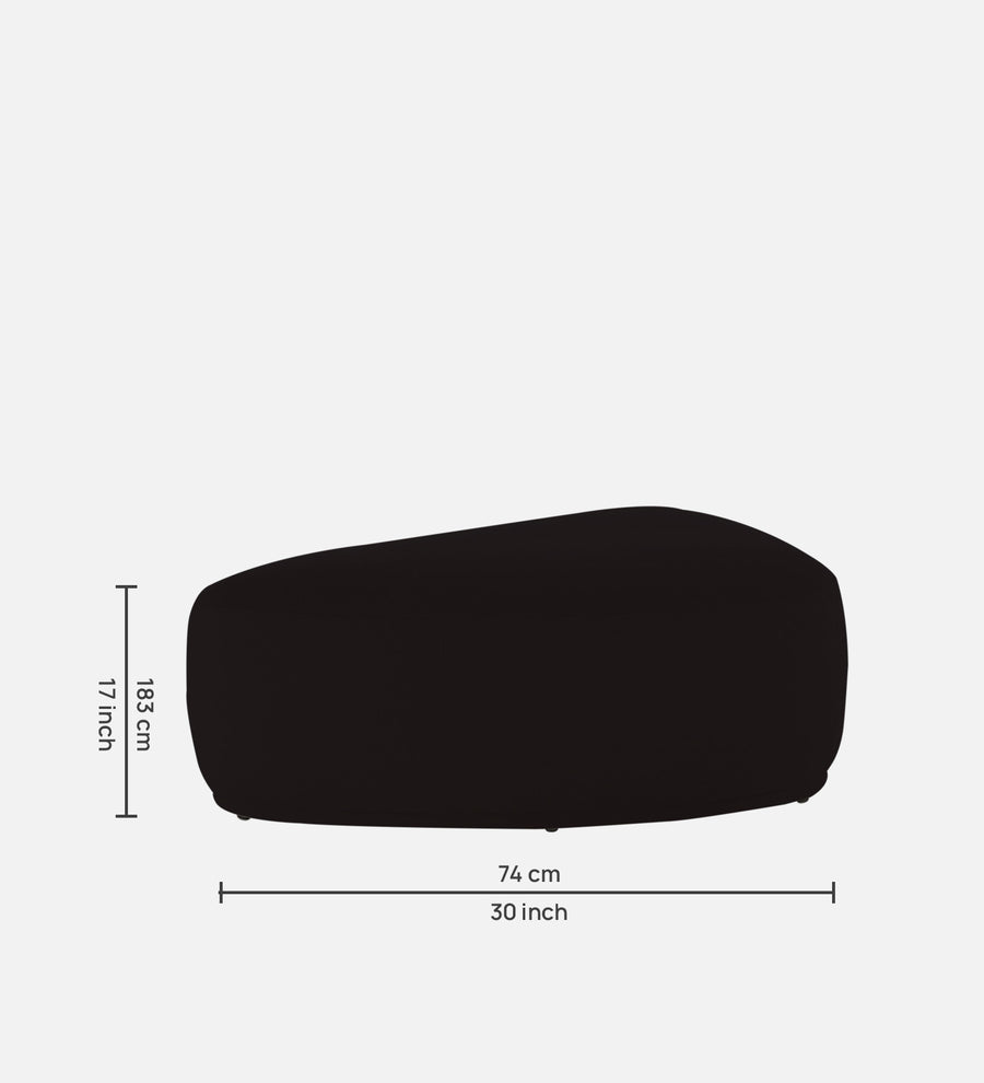 Nona Fabric Pouffe In Cara Brown Colour - Febonic Living