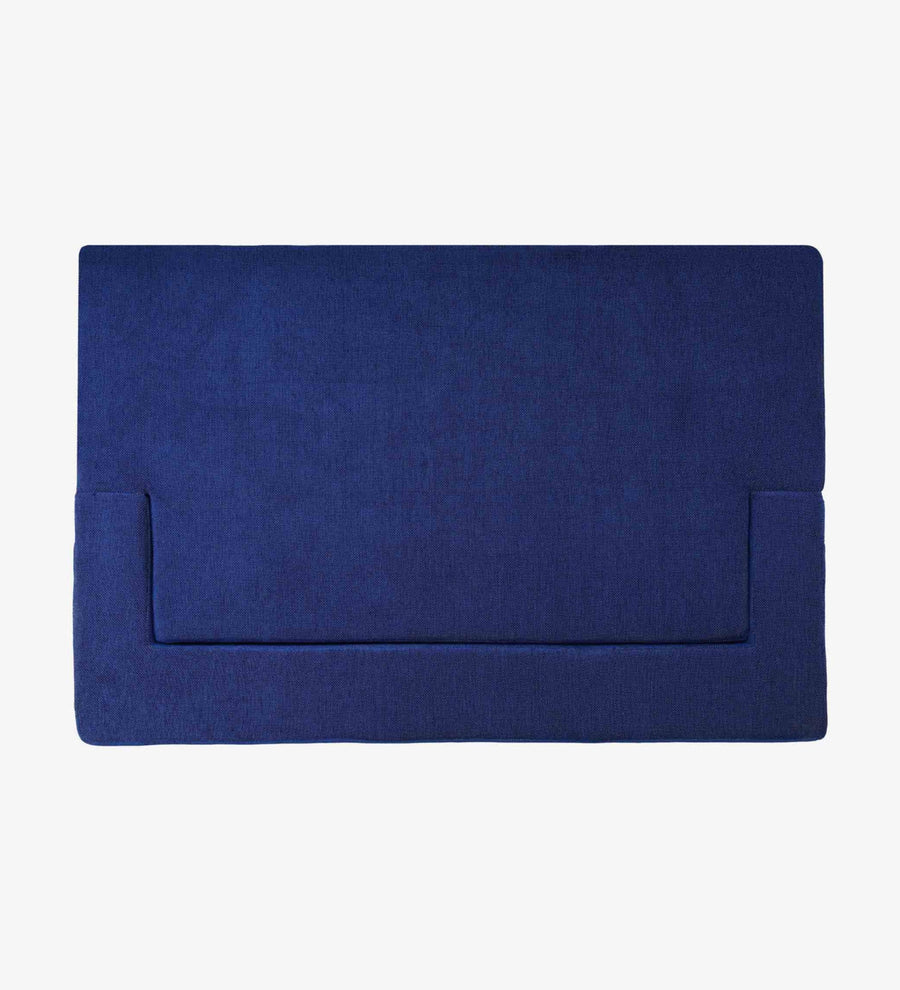 Martin Fabric 3 Seater Foldable Sofa Bed In Denim Blue Colour - Febonic Living