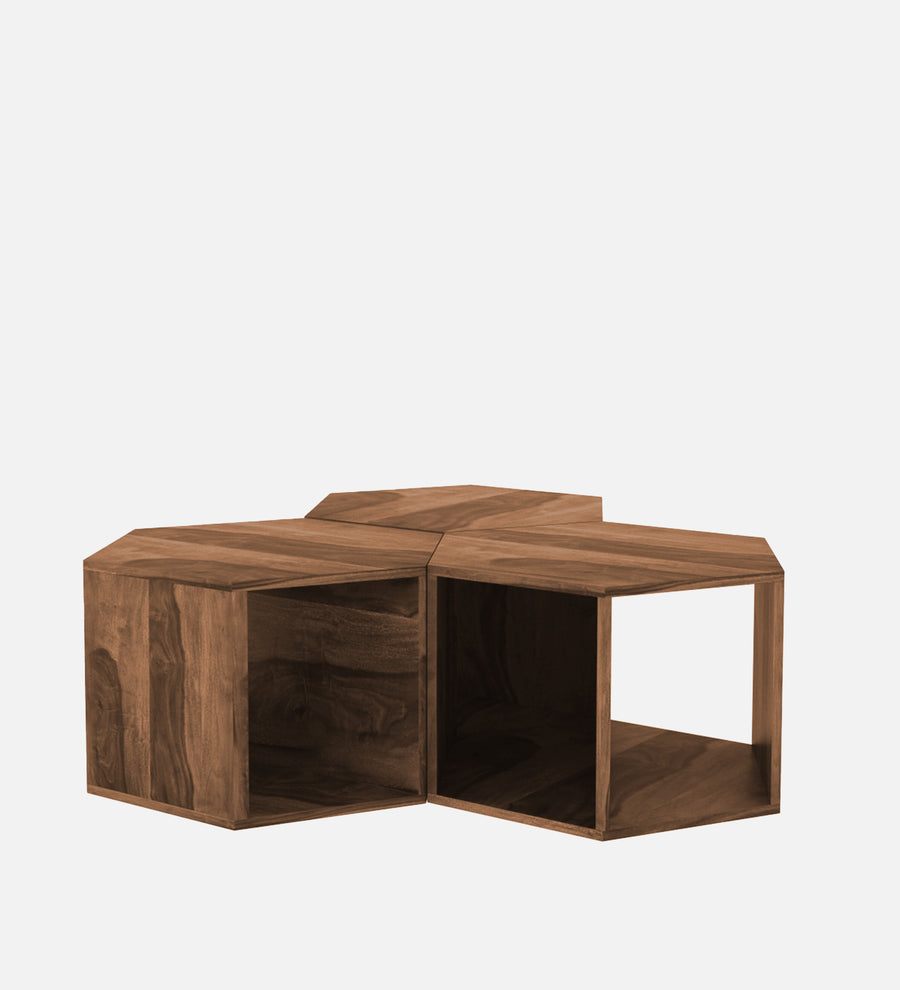 Mann Nesting Table In Oral Walnut Finish - Febonic Living