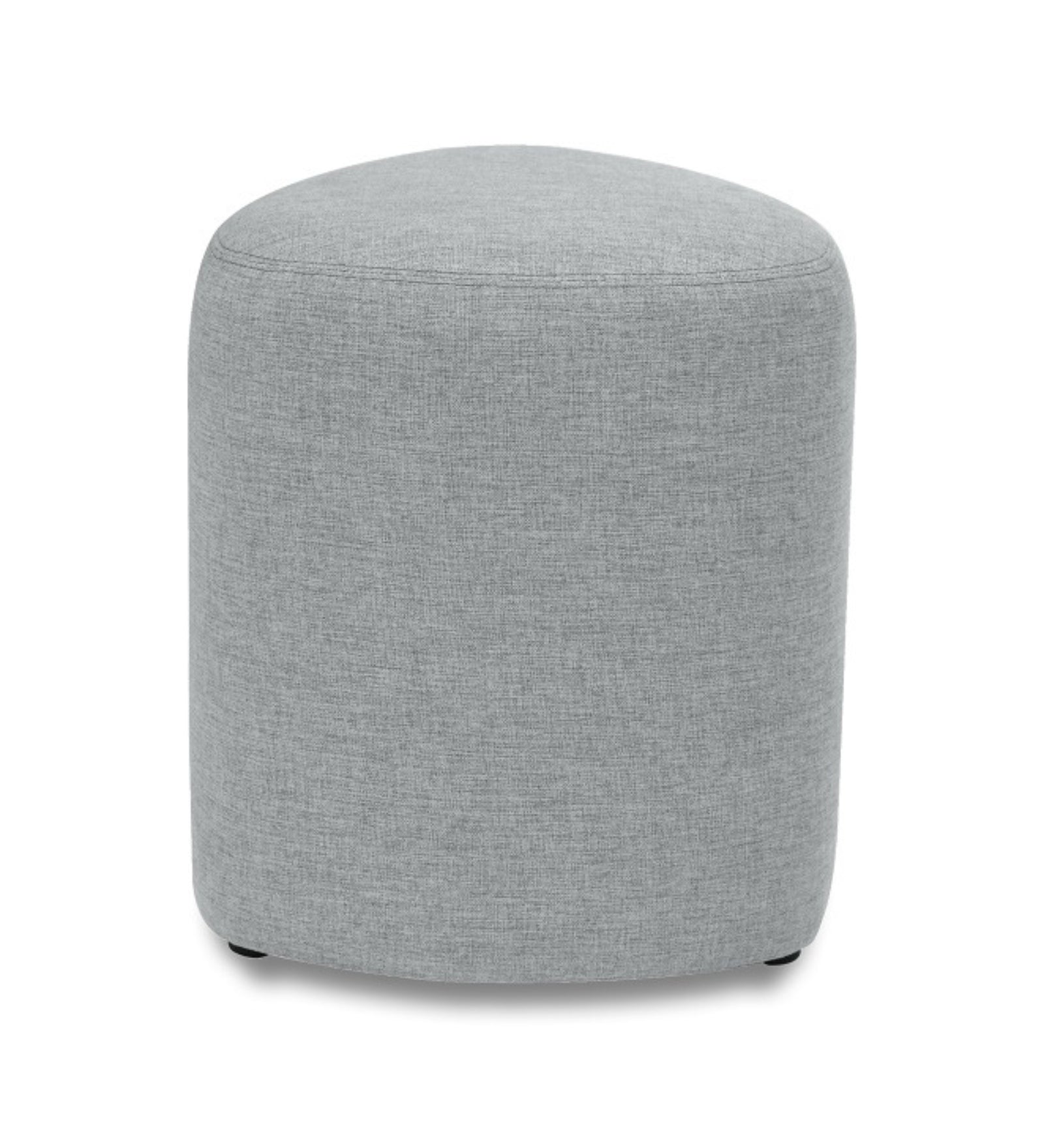 Pool Fabric Pouffe In Lit Grey Colour